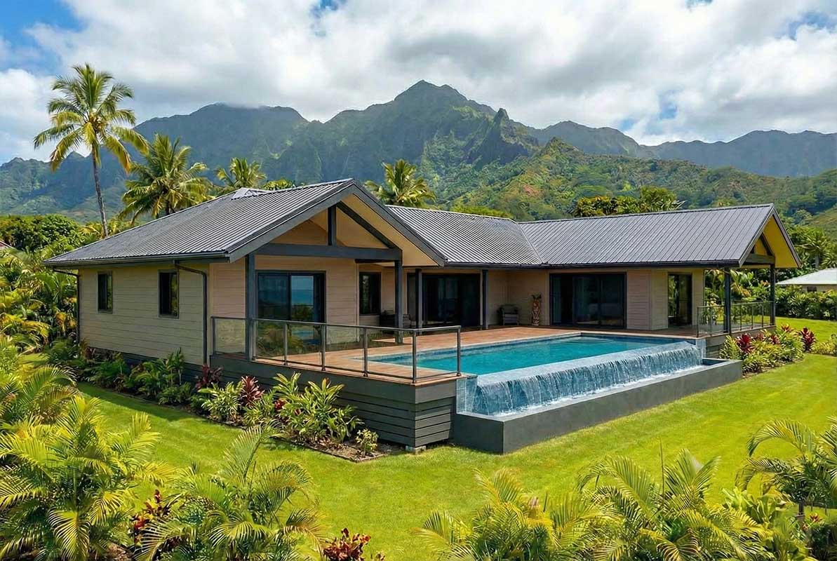 Maison sur pilotis - vue 2